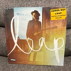 LIKE NEW James Bay Vinyl Leap PARTIALLY SEALED NEVER USED